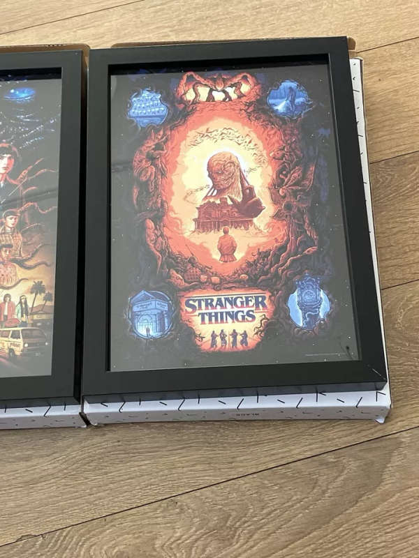 Zavvi Stranger Things 2 Framed Pictures Brand New  PERFECT GIFT FOR STANGER THINGS FANS.