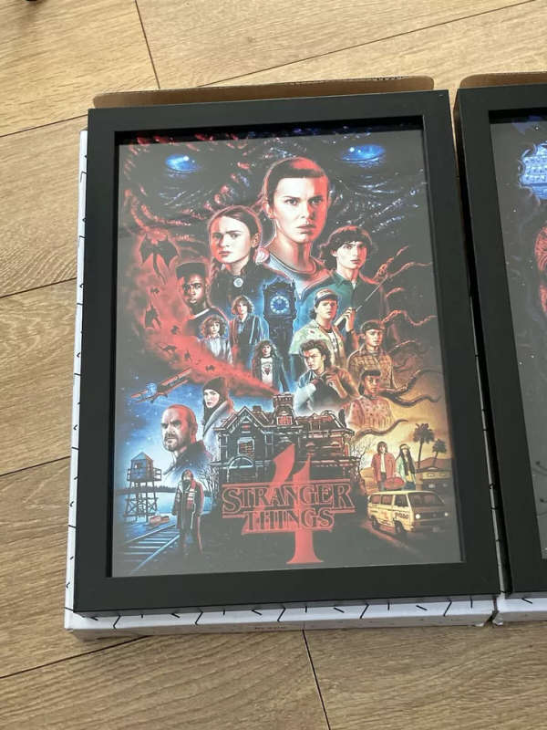Zavvi Stranger Things 2 Framed Pictures Brand New  PERFECT GIFT FOR STANGER THINGS FANS.