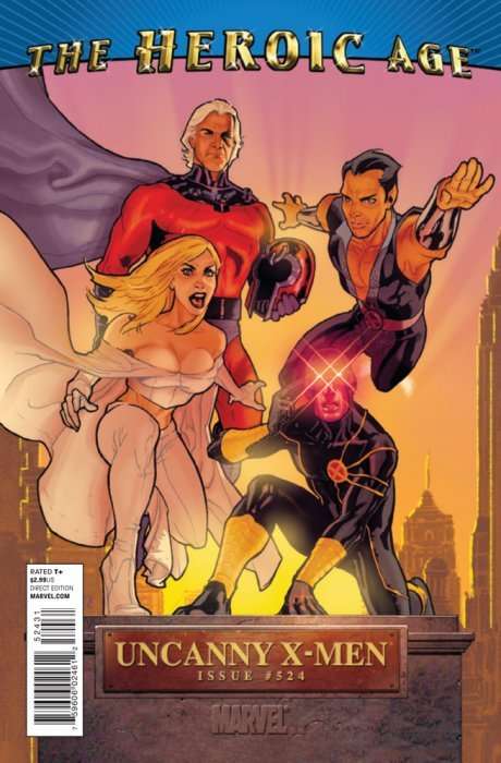 The Uncanny X-Men Issue # 524c Heroic Age Incentive Variant Cover 1:15