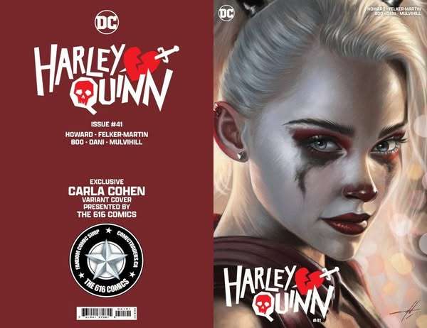 HARLEY QUINN #41 Carla Cohen Variant Cover Set Ltd 800. FOIL, Trade & Virgin