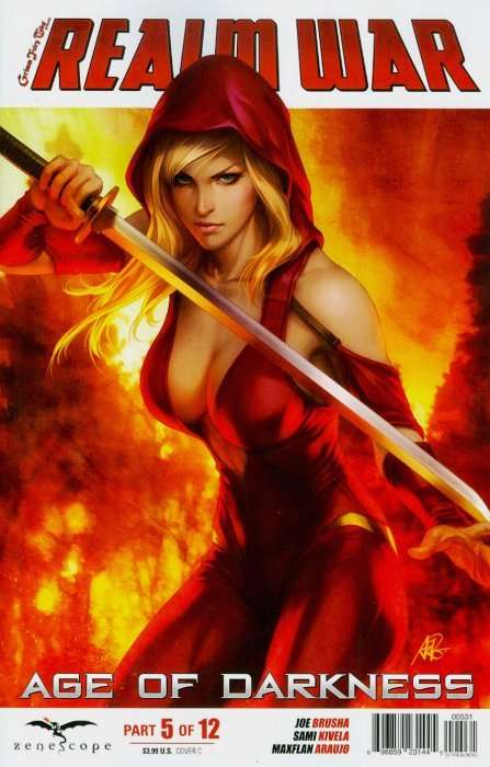 Grimm Fairy Tales Presents: Realm War - Age of Darkness Issue # 5c Artgerm Cover