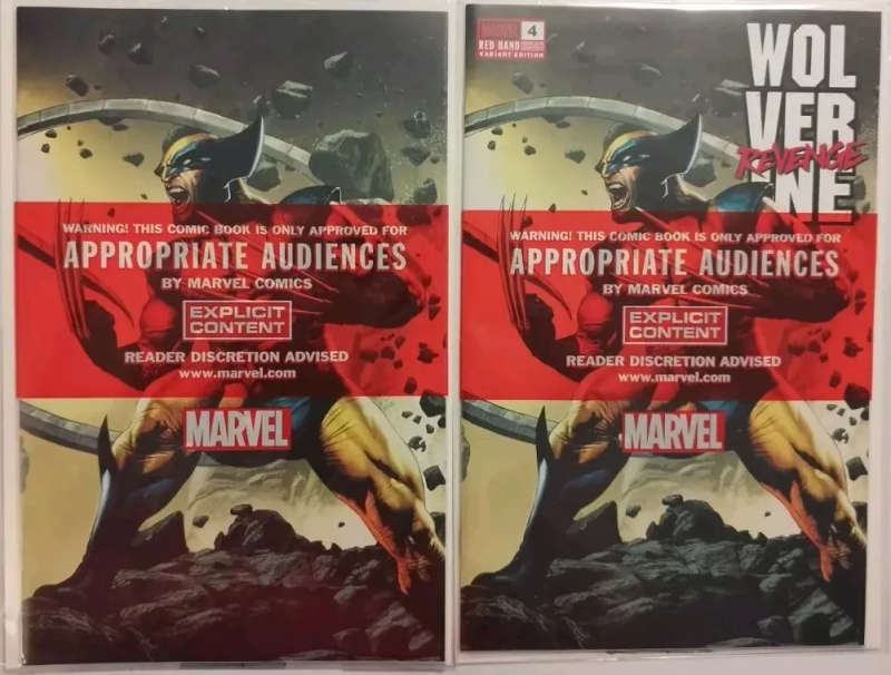Wolverine Revenge #4 Red Band Sealed Unknown Comics MICO SUAYAN Connecting Set