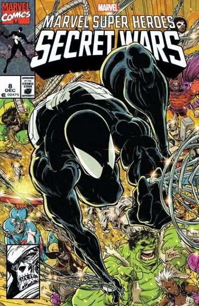 Marvel Super Heroes Secret Wars #8 Kaare Andrews Trade Dress & Virgin 8facsimile/illum Set