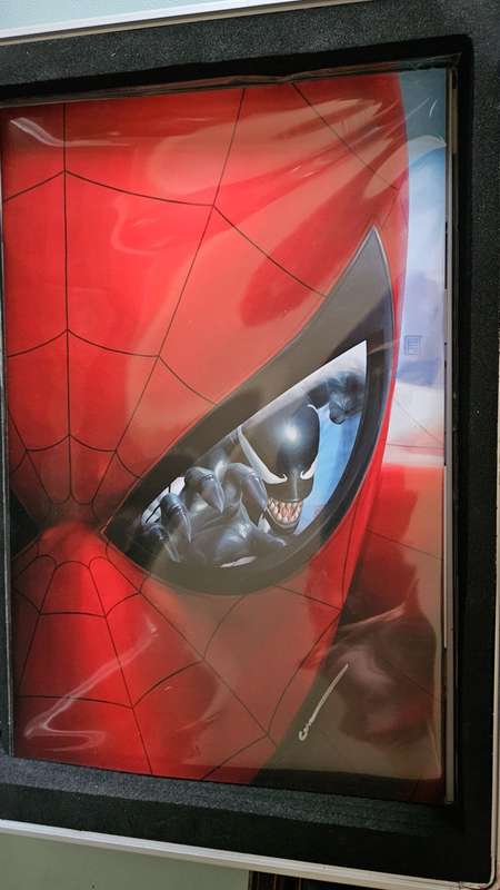 THE AMAZING SPIDER-MAN # 1 SIGNED BY JOHN TYLER CHRISTOPHER AT C2E2 WITH A METAL COA.