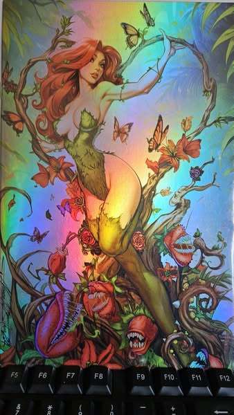 Artist Alley Multiverse Saga Poison Ivy Risque Cosplay Rainbow Foil Variant