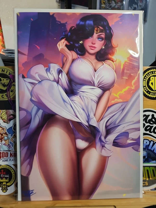 Artist Alley Comics Wonder Woman White Dress Nice Virgin Variant (ADULTS ONLY)