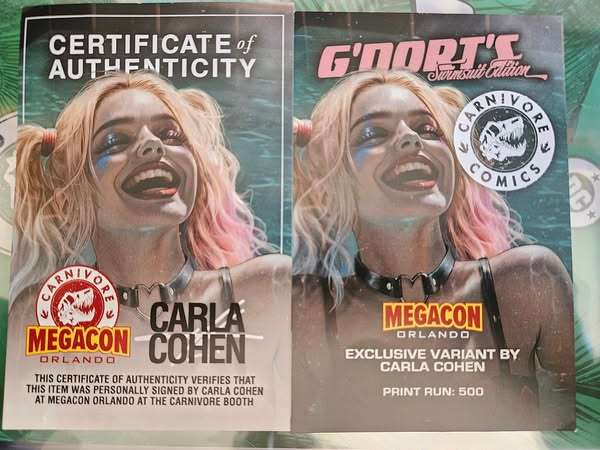 Gnorts Illustrated Swimsuit Edition #1 Carla Cohen MegaCon Exclusive (Ltd 500) CGC 9.8 SIGN...