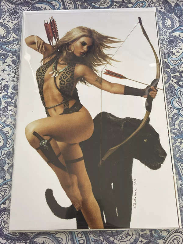 SHEENA QUEEN OF THE JUNGLE FATAL FINAL EXAMS #1 CELINA VIRGIN VARIANT LIMITED TO ONLY 500