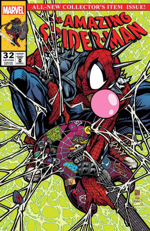 AMAZING SPIDER-MAN #32 TAKASHI OKAZAKI HOMAGE TRADE DRESS VARIANT LIMITED TO 3000 COPIES
