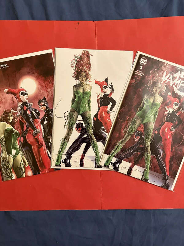 DC Vs Vampires #1 (Marco Turini Exclusive Set Trade/Minimal & Virgin)