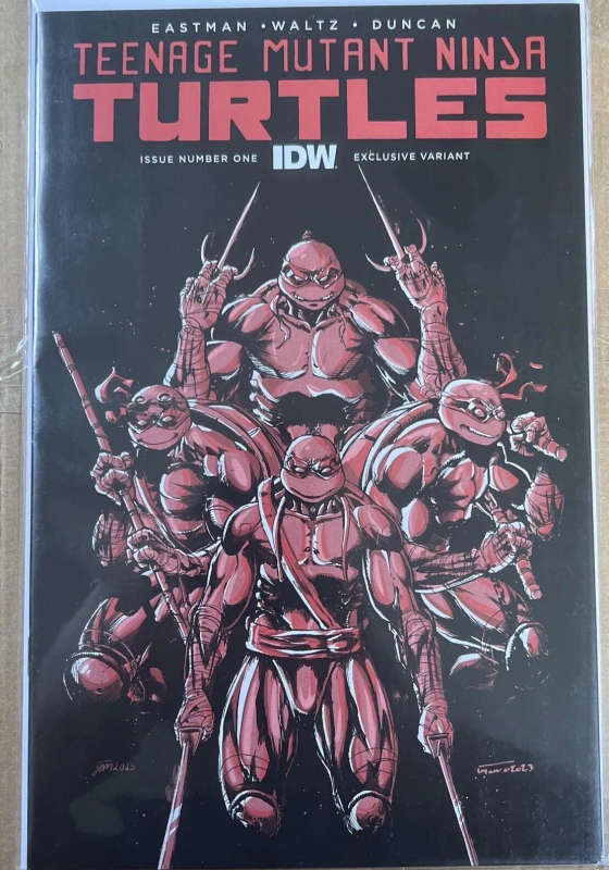 Teenage Mutant Ninja Turtles #1 MCM London IDW Whatnot Gavarette Exclusive TMNT