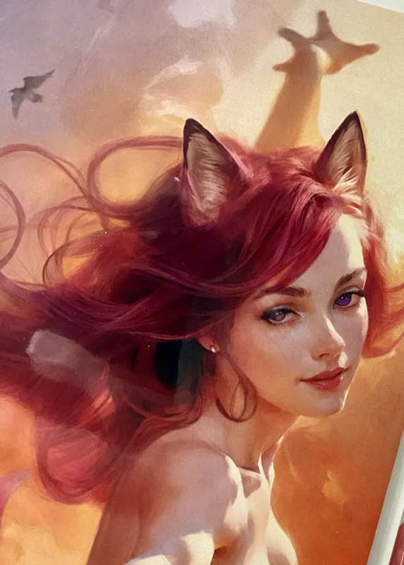 The Girl with Nine Tails #2 Lorenzana VIRGIN Cover Kickstarter Bad Donut Comics!