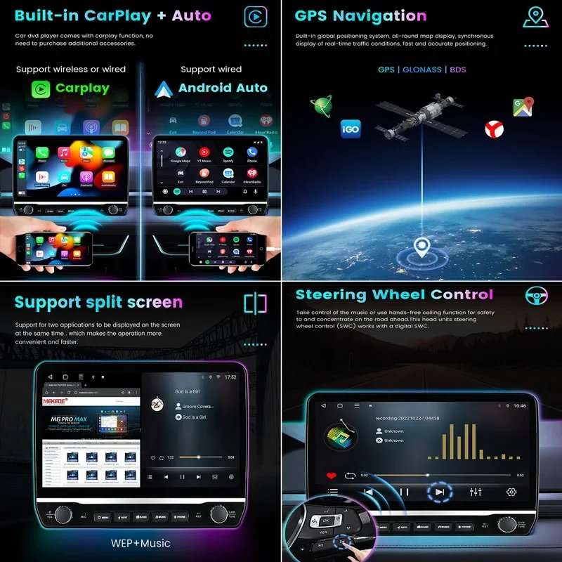 Android 11 Car Radio for Mazda 6 GH 2007 - 2012 Navigation GPS Multimedia Player build-in Carplay...