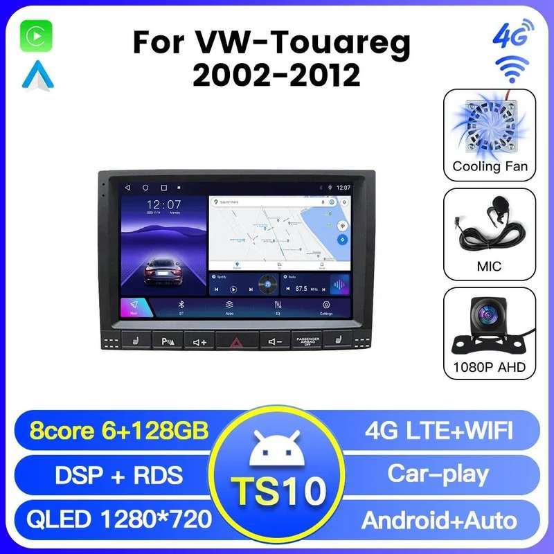 Intelligent GPS navigation system For Volkswagen VW Touareg GP 2002 - 2010 Android Car radio