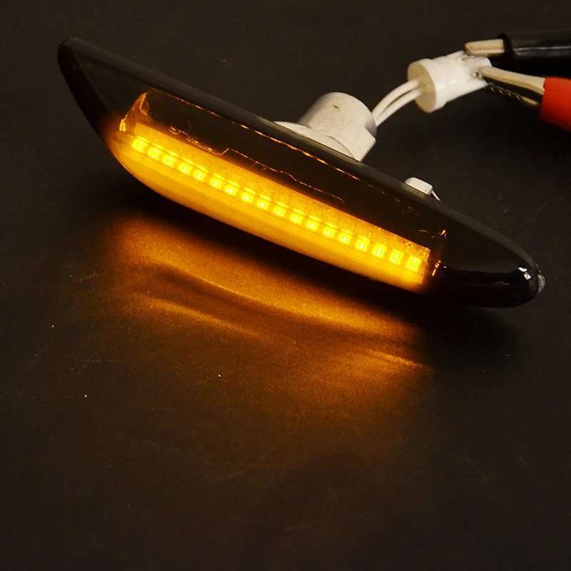2Pcs For BMW Led Dynamic Side Marker Turn Signal Light Sequential Blinker Light For E90 E91 E92 E...