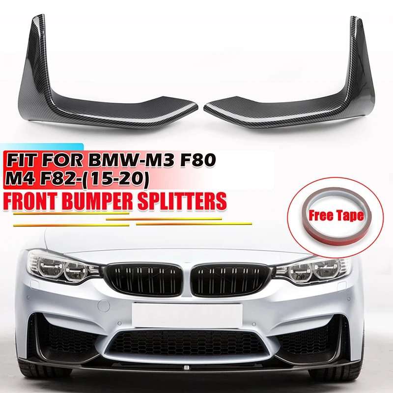 Rhyming Car Front Bumper Splitter Lip Diffuser Body Kit Spoiler Guard Protector Cover Fit For BMW...