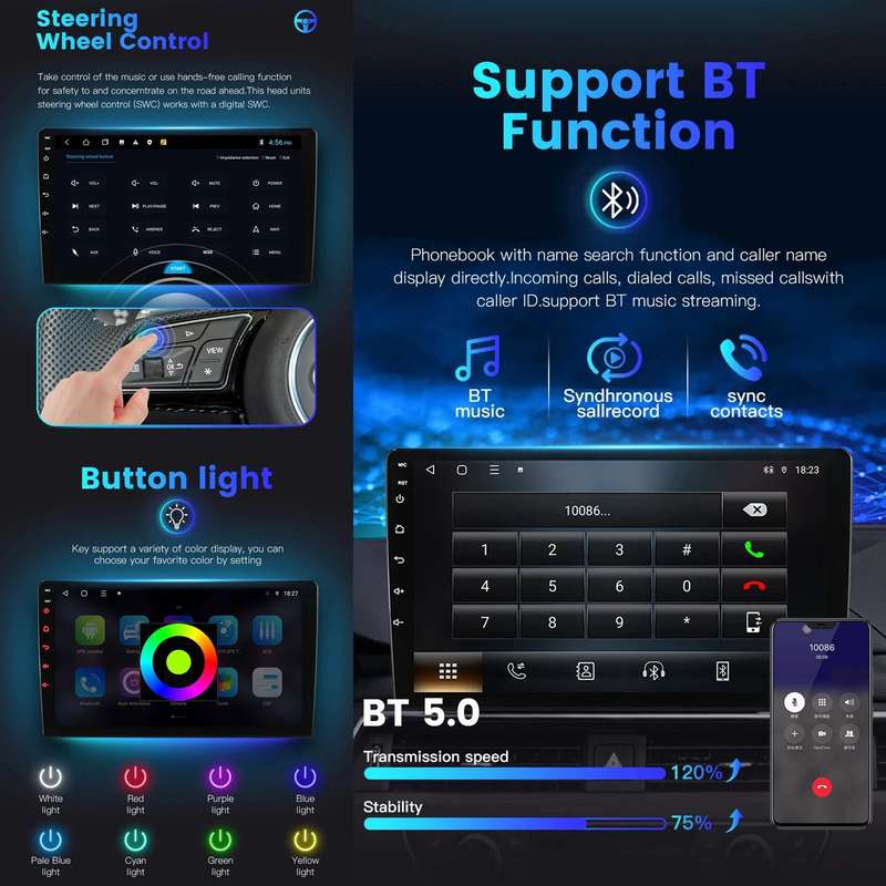 Android 14 For Kia RIO 4 K3 2015 2016 - 2017 Carplay Car Radio Navigation GPS Multimedia Player s...