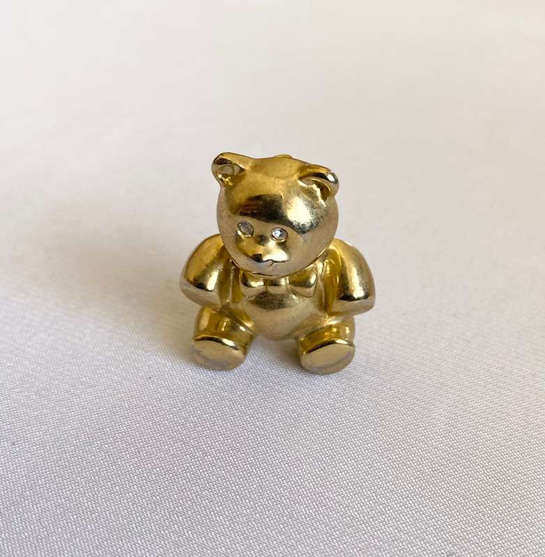 Brooch - Teddy Bear Design. Gold Colour #ML181