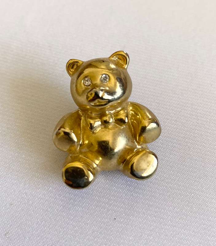 Brooch - Teddy Bear Design. Gold Colour #ML181