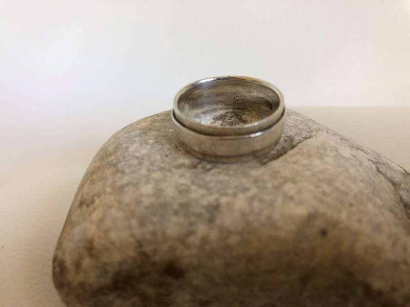 Ring - .925 Silver Double Layer Band #ML307