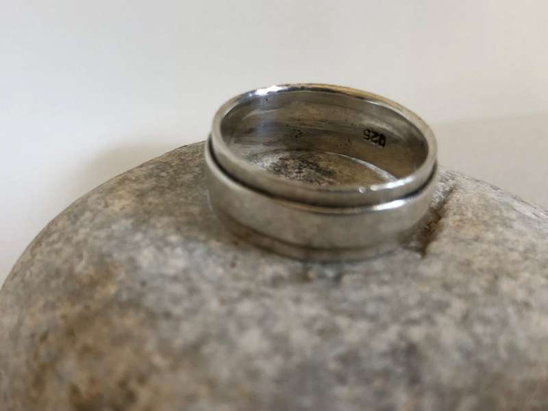 Ring - .925 Silver Double Layer Band #ML307