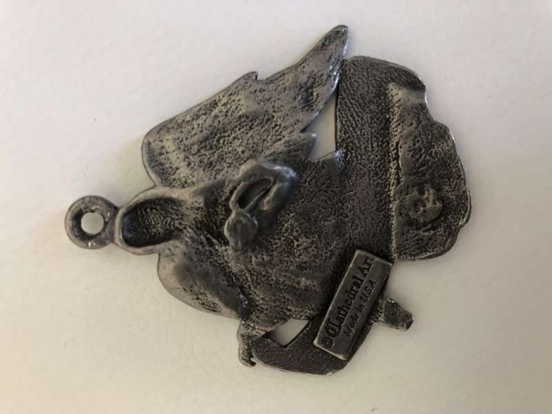Keyring - Cathedral Art Keyring (Made in the USA), Silver Colour #ML309