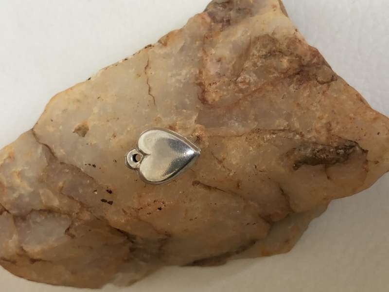 Small Silver Heart Charm #ML382 R120.00 | Dimensions: 9mm by 10mm