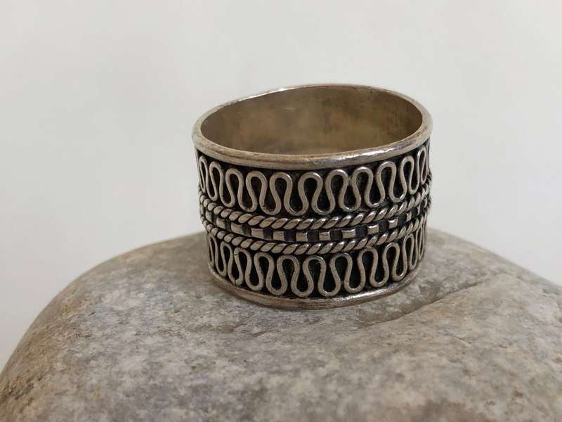 Sterling Silver ID SSP Singed Wide Ring #ML322 R395.00 | Dimensions: Ring Size W