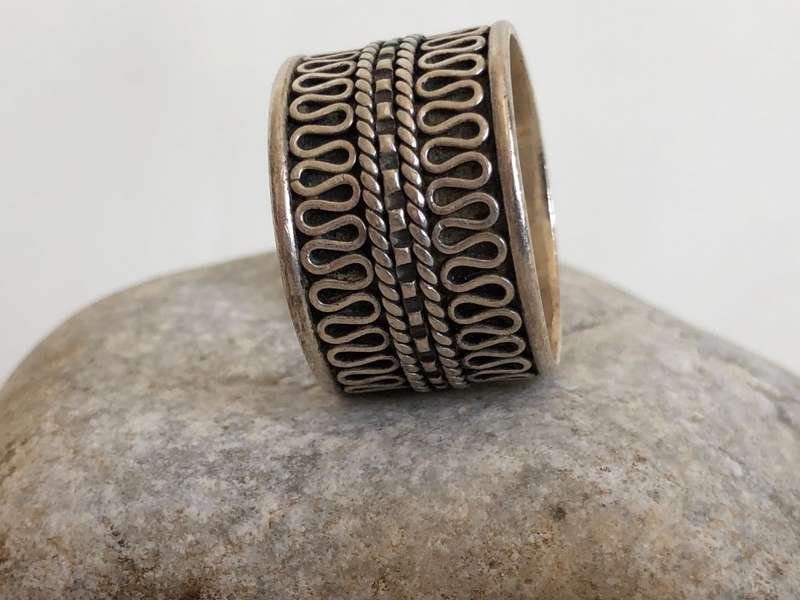 Sterling Silver ID SSP Singed Wide Ring #ML322 R395.00 | Dimensions: Ring Size W