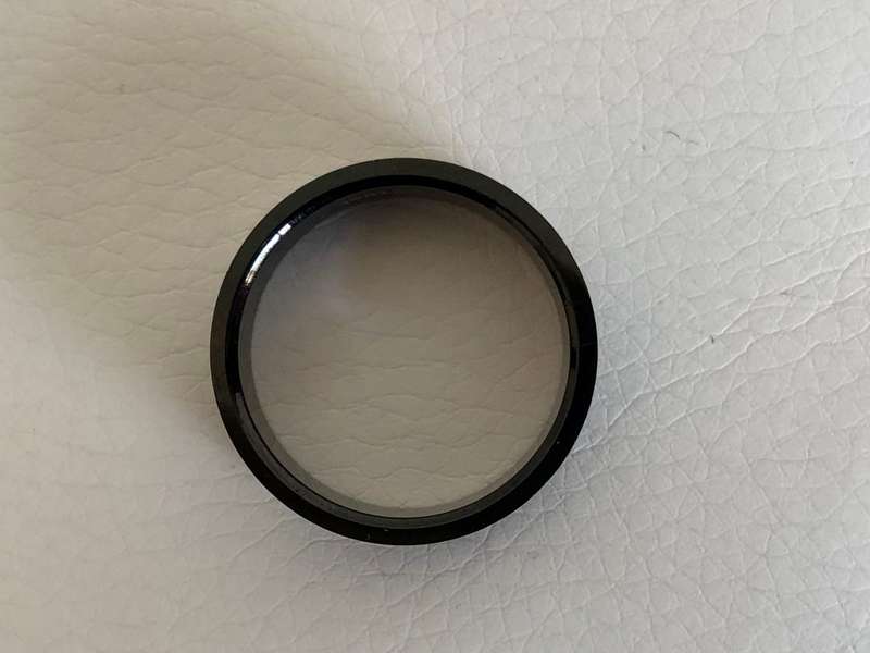 Black Stainless Steel Ring With Flame Design on the Front #ML323 R295.00 | Dimensions: Size W
