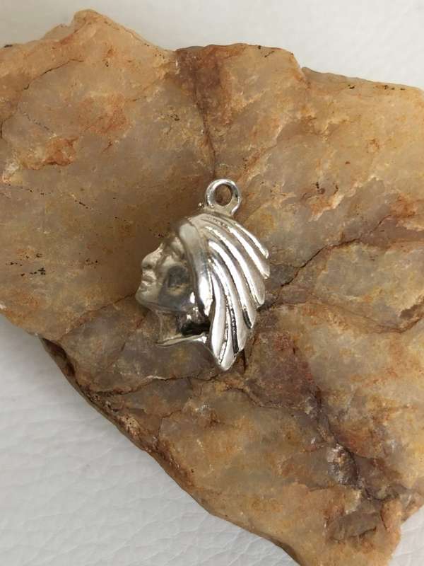 Charm - Silver Tribal Warrior #ML364