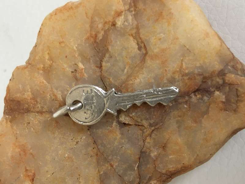 Charm - Silver Yale Key #ML365