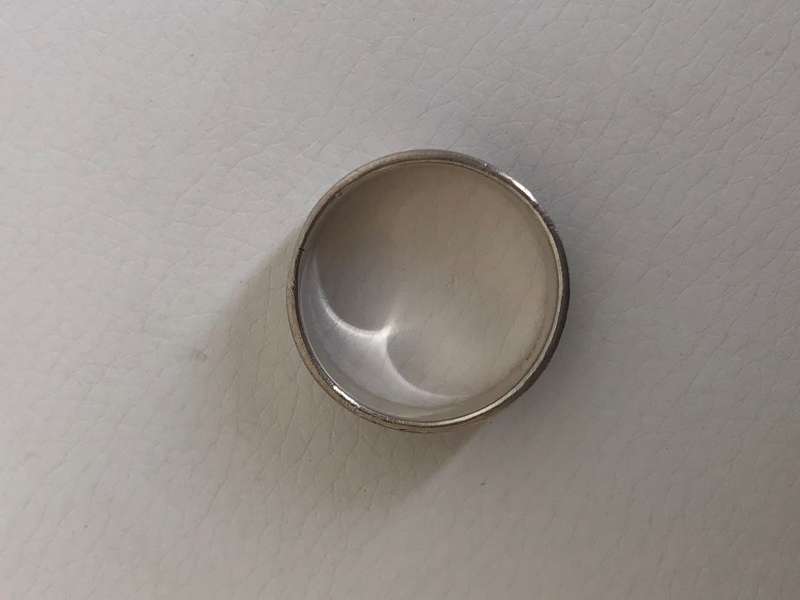 925 Silver Men's Ring With Plain Band With Two Rope Design Bands on Either Side #ML502 R195.00 |