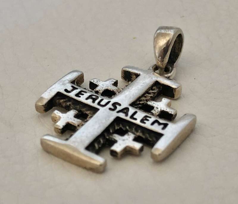 925 Silver Jerusalem Pendant (also known as Jerusalem Cross) #ML520 R495.00 | Dimensions: 26mm by...