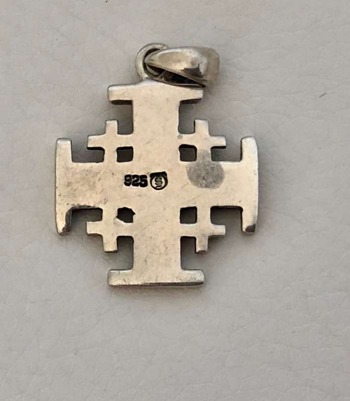 925 Silver Jerusalem Pendant (also known as Jerusalem Cross) #ML520 R495.00 | Dimensions: 26mm by...