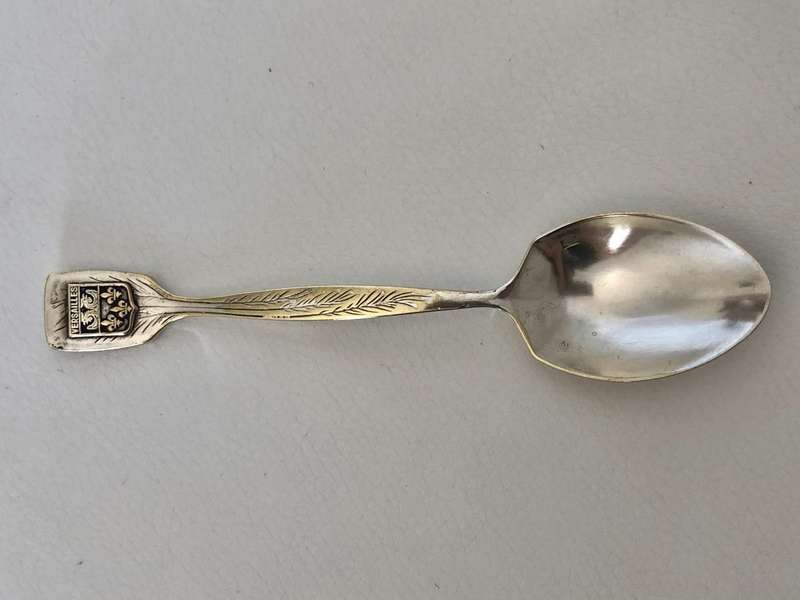 Antiques and Collectibles - Silver Plated Spoon, Metal Argentine, Versailles #ML537