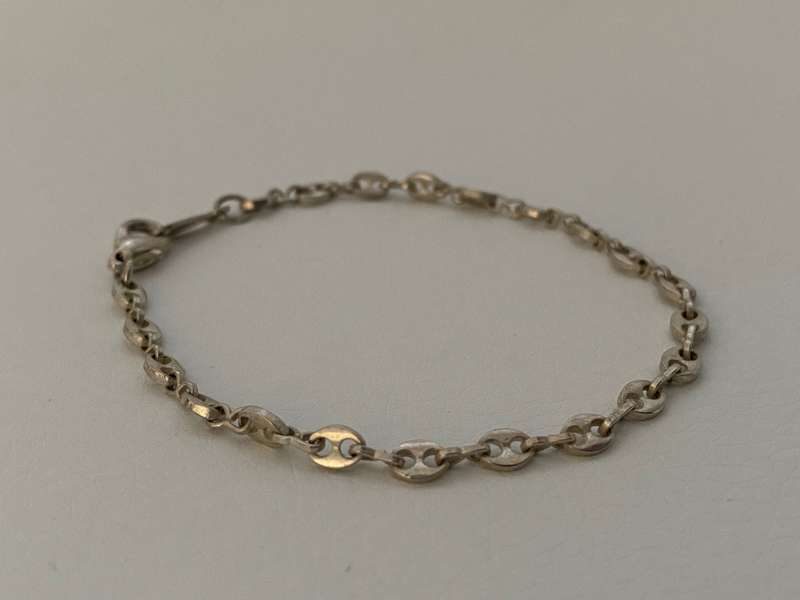 Silver Plated Children's Bracelet - mariner anchor link #ML608 R120.00 | Dimensions: 160mm x 0.3mm