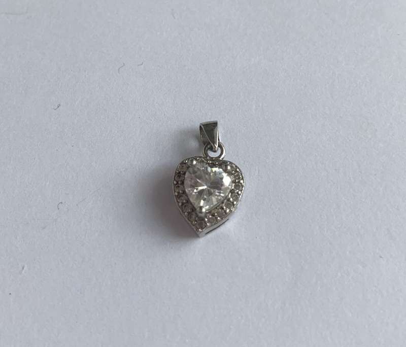 Pendant - Vintage Sterling Silver Heart #ML708