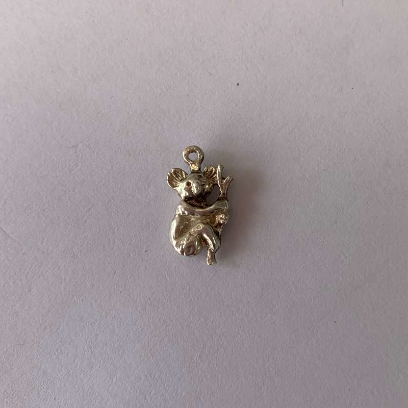 Charm - Silver Koala Bear #ML737