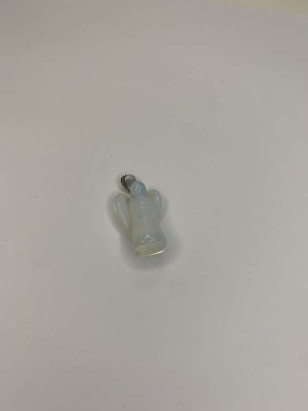 Charm - White Resin Angel with Blue and Green Tones #ML720