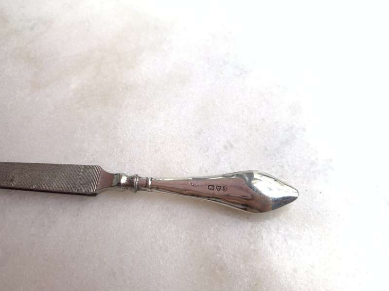 Antiques and Collectibles - Antique Silver Nail File (Chester 1906) With Hallmarks #ML754 R695.00...