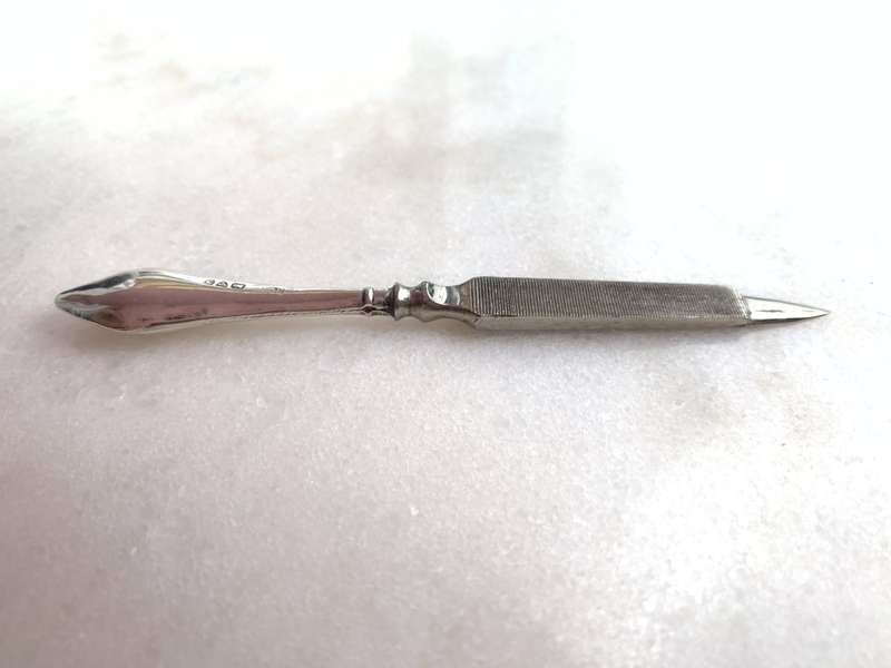 Antiques and Collectibles - Antique Silver Nail File (Chester 1906) With Hallmarks #ML754 R695.00...