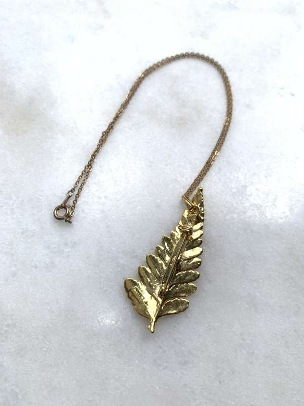 Gold Tone Combination Pendant/Brooch On Chain. Leaf Design Pendant/Brooch #ML771 R295.00 | Dimens...
