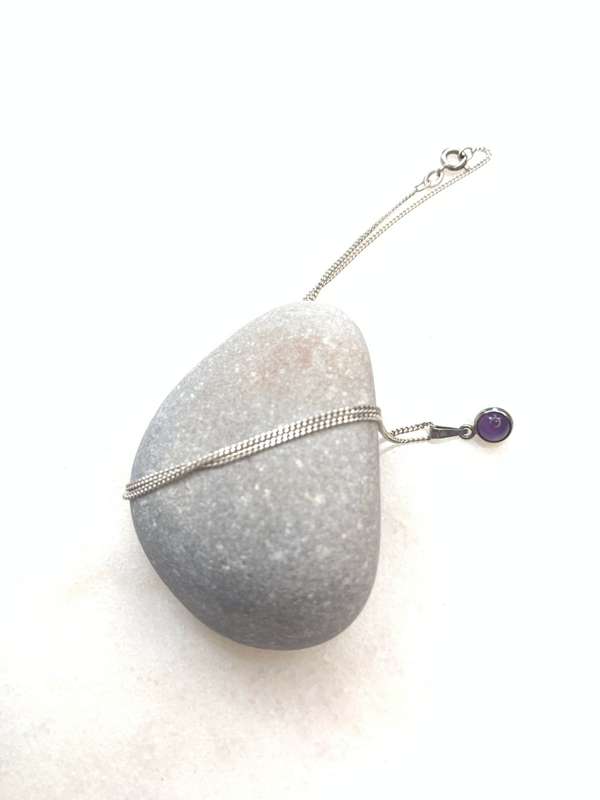 835 Silver Pendant On Chain. Pendant Has Amethyst Stone in Middle. German Silver #ML837 R695.00 |...