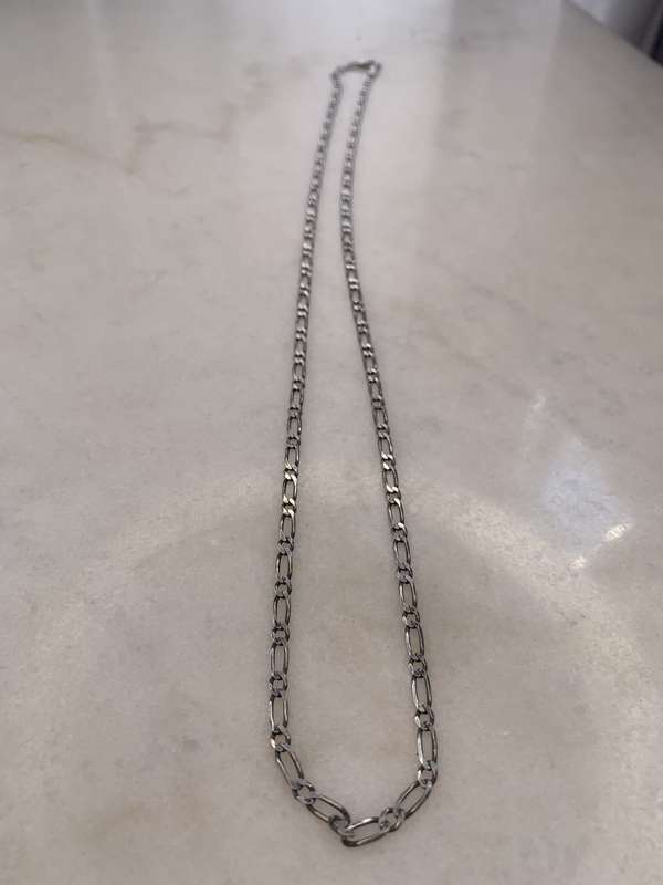 925 Silver Italian Figaro Style Chain Necklace #ML909 R495.00 | Dimensions: 600mm
