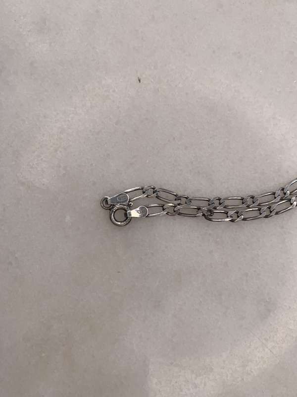 925 Silver Italian Figaro Style Chain Necklace #ML909 R495.00 | Dimensions: 600mm
