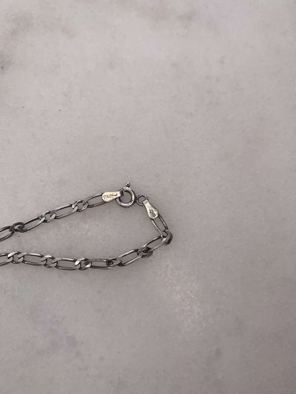 925 Silver Italian Figaro Style Chain Necklace #ML909 R495.00 | Dimensions: 600mm