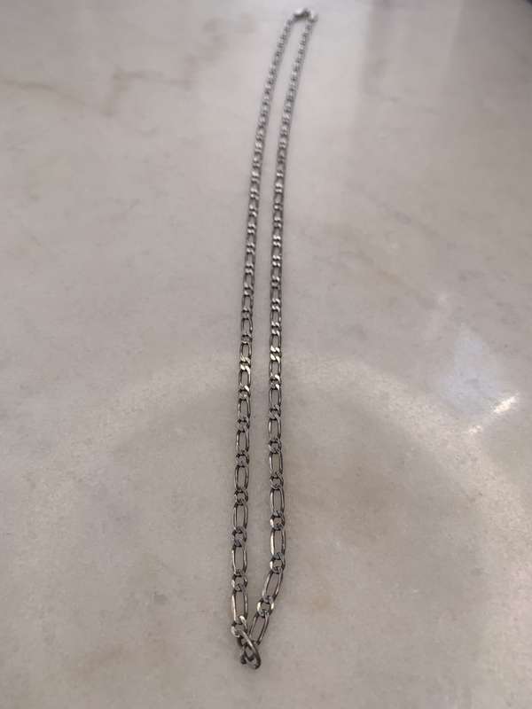 925 Silver Italian Figaro Style Chain Necklace #ML909 R495.00 | Dimensions: 600mm