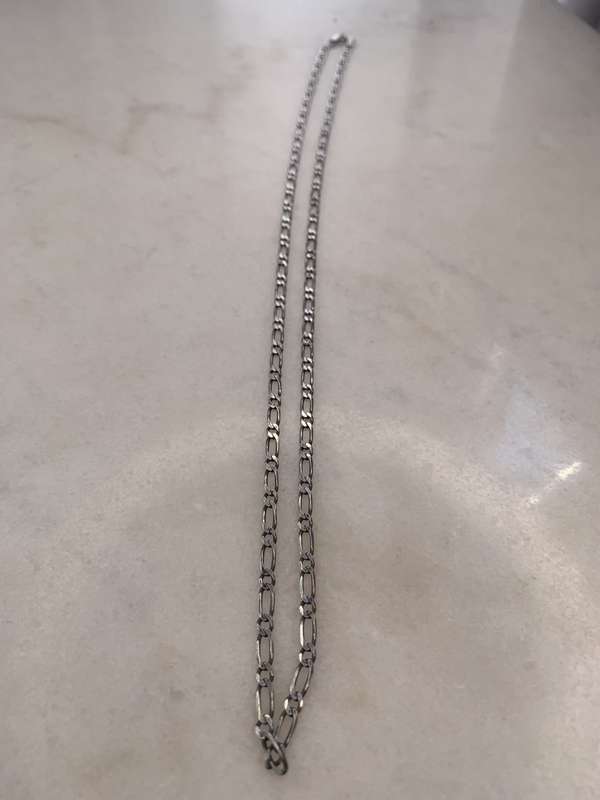 925 Silver Italian Figaro Style Chain Necklace #ML909 R495.00 | Dimensions: 600mm