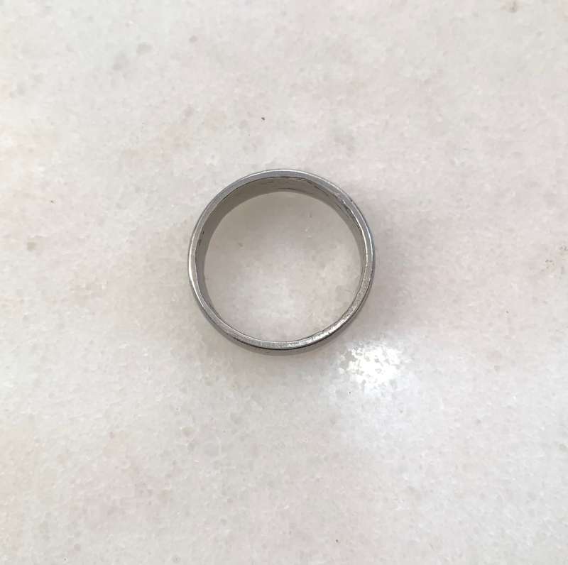 Silver Colour Plain Band Ring #ML934 R180.00 | Dimensions: Ring Size U+